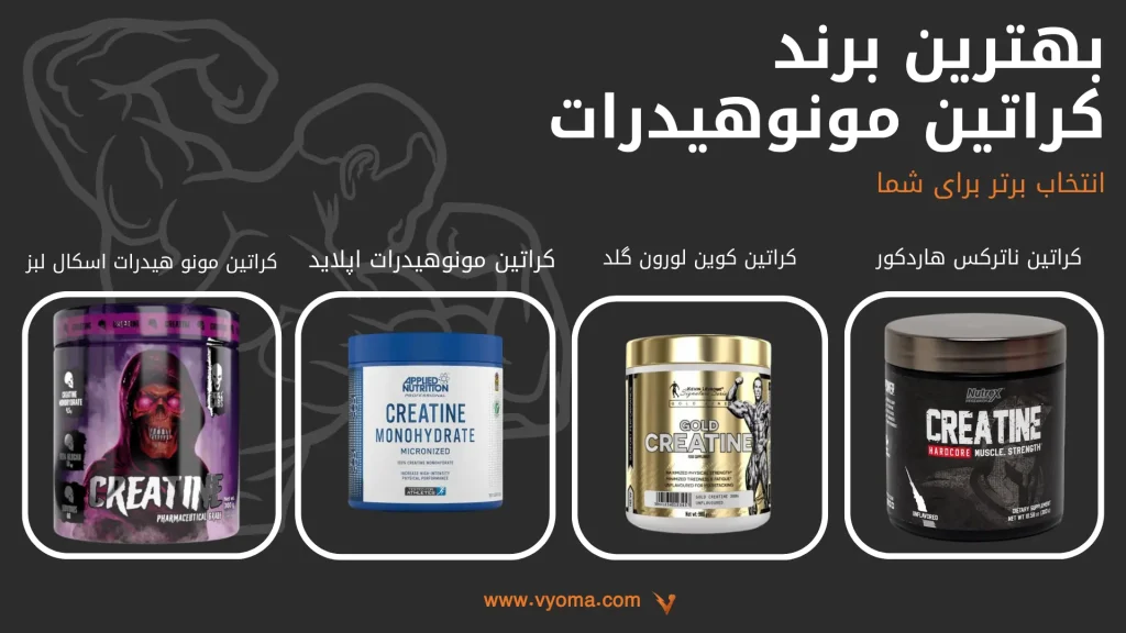 معرفی بهترین برند کراتین مونوهیدرات.